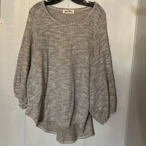 Rustic rack wide sleeved tunic